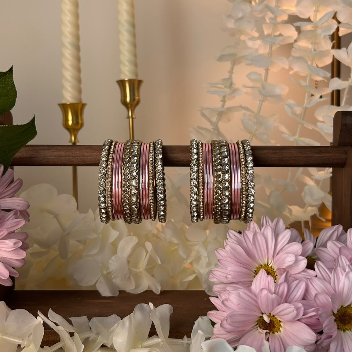 Sahiba Bangles- Soft pink