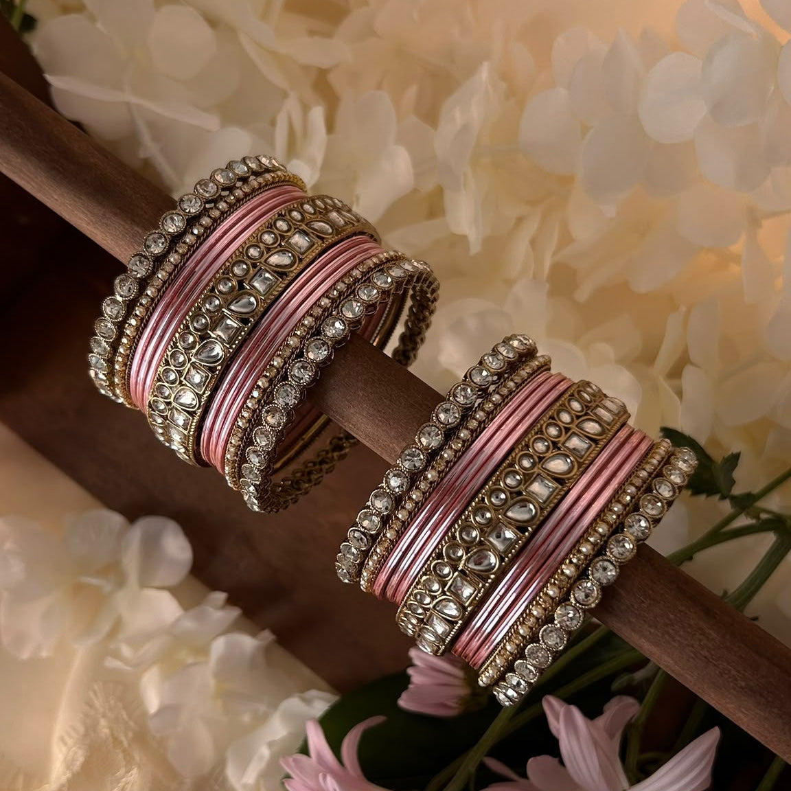 Sahiba Bangles- Soft pink