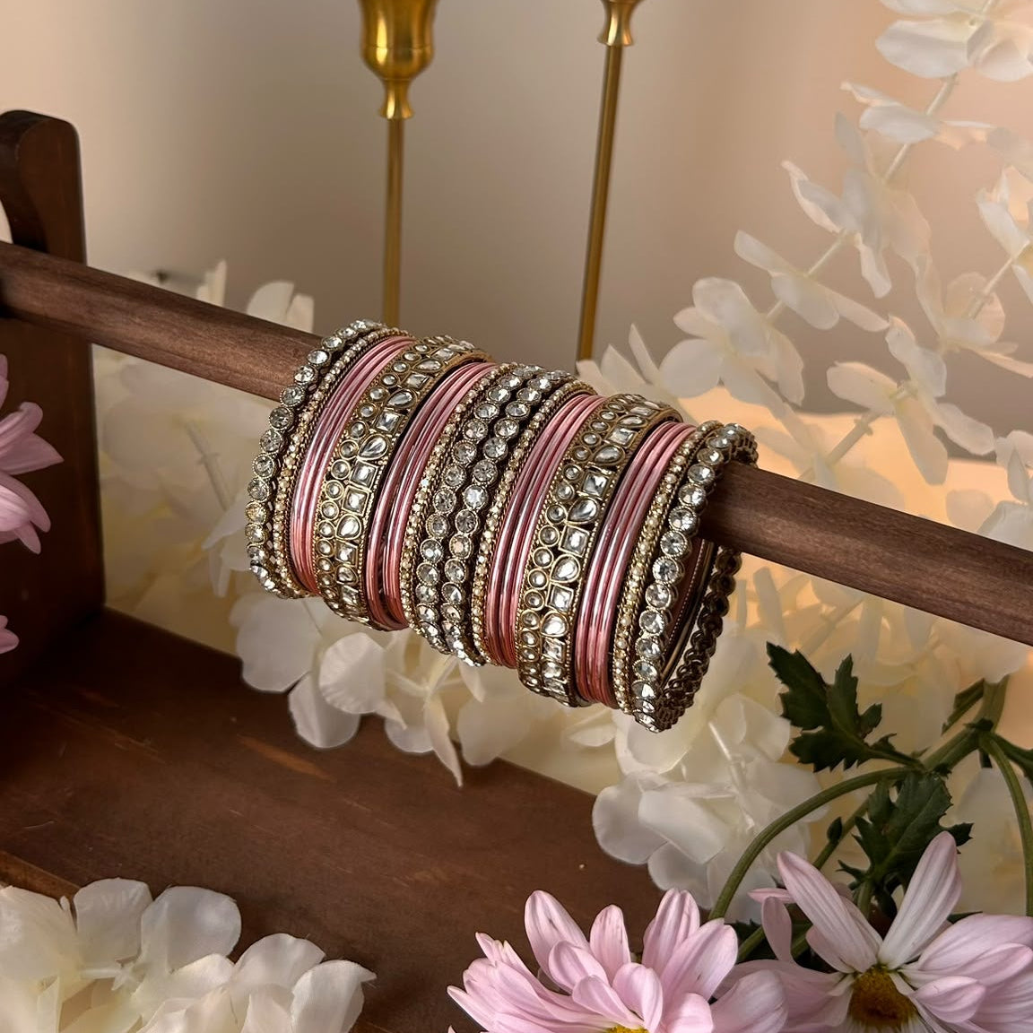 Sahiba Bangles- Soft pink