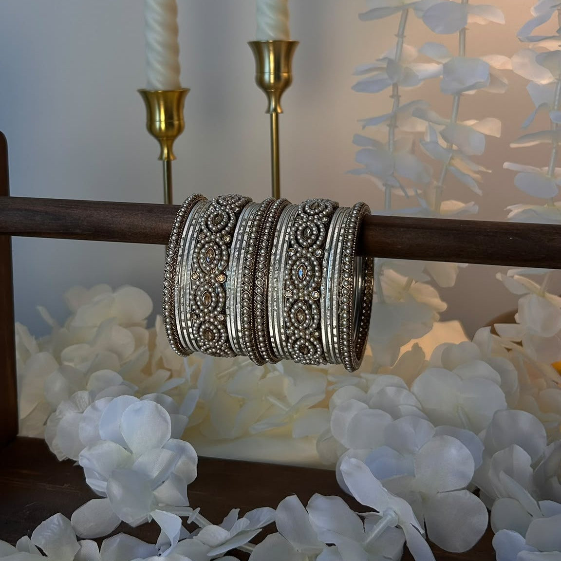 Pearl Stack- Pearl White
